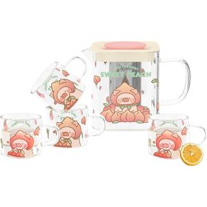 KAWASIMAYA Lulu Pig, Collaboration, Kettle Pink 1250ml