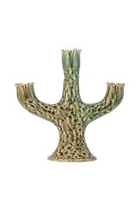 Декоративный подсвечник «Кирилл» 21 х 21 х 10 см Bloomingville, зеленый