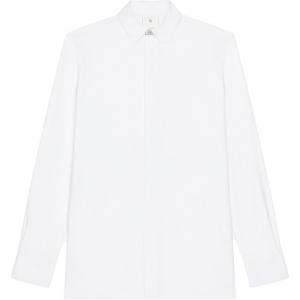 Рубашка с длинными рукавами и воротником-стойкой 2G Givenchy, белый