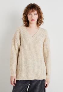 Джемпер ONLY ONLIDA LIFE LOOSE VNECK, Birch Melange/Sand