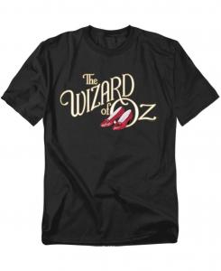 Мужская футболка с классическим логотипом Wizard Of Oz, Black