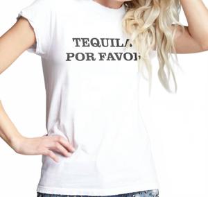 Футболка Tequila Por Favor белая Recycled Karma