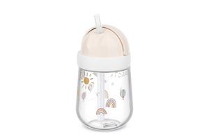 ПИТЬЕВОЙ СТАКАНЧИК С СОЛОМЕННОЙ КРЫШКОЙ Mepal, мультиколор