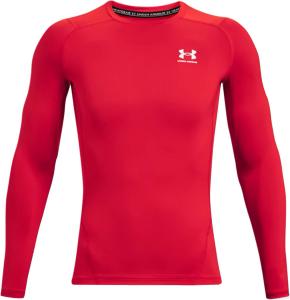Мужская компрессионная футболка с длинным рукавом HeatGear от Under Armour, Red/White