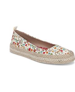 Женские балетки Benita Ballerina Skimmer Blowfish Malibu, White Multi Floral Canvas