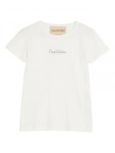 Valentino Garavani футболка с круглым вырезом, белый