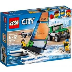 LEGO City, блоки внедорожник 4х4 с катамараном, 60149