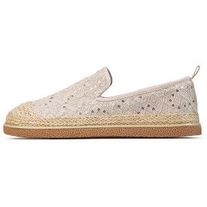 Joy&Mario Эспадрильи женские золотистые/экрю/черные - экрю, цвет Ecru