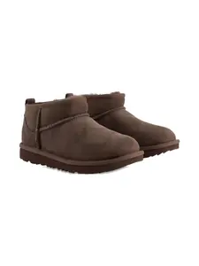 Ультрамини ботинки с швами Ugg Kids, коричневый