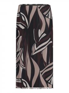 Betty Barclay Юбка миди с эластичным поясом, бежево-черная