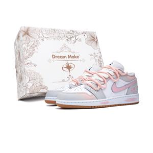 Баскетбольные кроссовки Air 1 для детей начальной школы Jordan, Heart Critical W-BOX