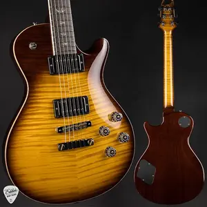 Гитары PRS Eddie's Wood Library McCarty 594 Singlecut с тонированной грифовой панелью/эбеновое дерево - McCarty Tobacco Sunburst