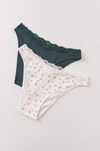 Трусы в упаковке по 2 штуки women'secret, зеленый