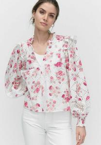 Блуза BELLA FLORAL BLOUSE Dobber, белый