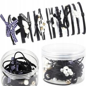 Набор резинок для волос-зажимов-декораций WZ2, 12 шт Inna Marka