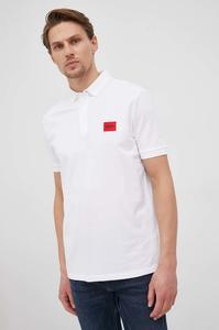Хлопковая поло Hugo, белый