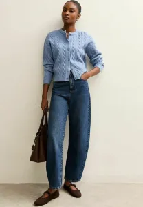 Кардиган средней длины с косами New Look, Blue