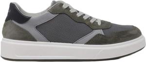 Мужские туфли IGICO оксфорды с плоской подошвой Igi&Co, Military.