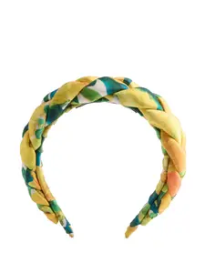 Ободок с цветочным декором La Doublej, желтый