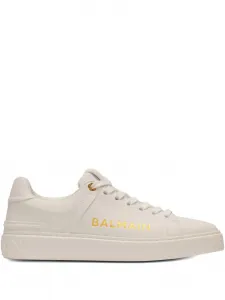 Кеды B-Court на шнуровке Balmain, белый
