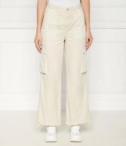 Брюки Tommy Jeans cargo CLAIRE flare fit, бежевый