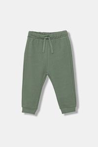 Детские хлопковые спортивные брюки United Colors Of Benetton, зеленый