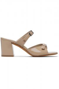 Maryam Nassir Zadeh Бежевые сандалии без каблука