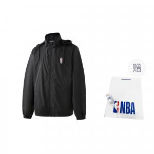 NBA Куртка Alliance Edition мужская черная, Black (Comes with NBA Quick Dry Towel)