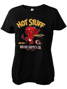 Футболка Motor Supply Co Girly Tee Hot Stuff, черный