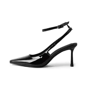 Xingdiman Тонкие каблуки на шпильке женские черные 9 см, цвет Black 9CM