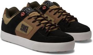 Мужские высокие кеды для скейтборда DC Men's Pure Dc Shoes, зеленый/коричневый