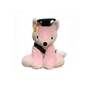 Плюшевая кукла докторская шапочка small fox elephant small lion 28 см высота Fat Fat Dragon