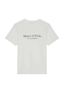 Футболка Mix & Match Cotton, хлопок, принт с логотипом, мужская Marc O'Polo, цвет White Cotton