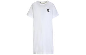 Футболка с коротким рукавом женская белая MLB