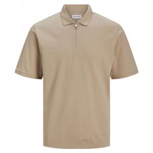 Поло Jack & Jones Mac Zip, бежевый
