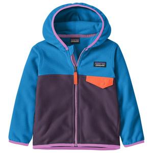 Детская куртка с микро-кнопкой D-T - флисовая куртка Patagonia, фиолетовый