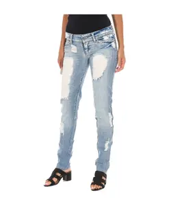 Рваные джинсы Met, синий