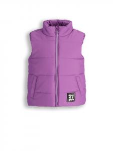 MOKIDA Стеганый жилет фиолетового цвета