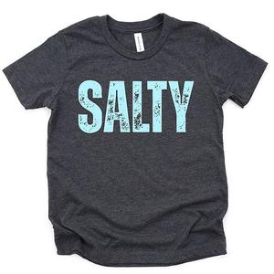 Футболка с коротким рукавом Salty block в стиле distressed The Juniper Shop, Charcoal