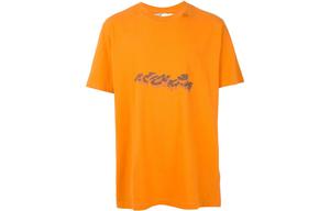 SS22 Футболка мужская оранжевая Off-White, оранжевый