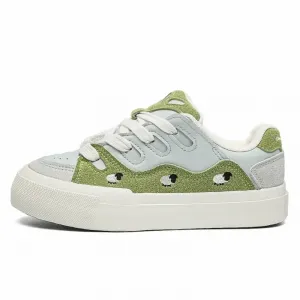Низкие женские скейтерские кеды Deesha, зеленый