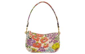 Сумка-перчатка Swinger для загара, женская сумка через плечо, разноцветная COACH