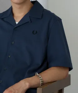 Рубашка Fred Perry из компрессионной сетки с отложным воротником SH M1745