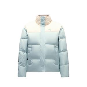 ANTA Разнообразная тренировочная куртка пуховик женская Vanilla Beige/Sea Foam Green, Vanilla Rice White/Seafoam Green
