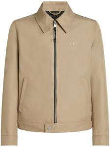 Бомбер с вышитым логотипом Karl Lagerfeld, нейтральный цвет