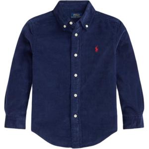 Детская повседневная рубашка Polo Ralph Lauren, темно-синий