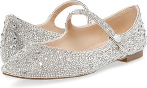 Туфли на плоской подошве Blue by Betsey Johnson Tess, серебряный