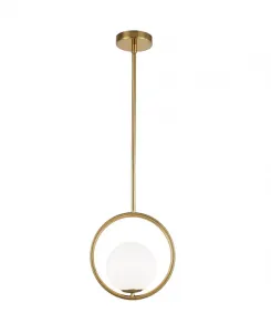 1 галогенный подвесной светильник Dainolite, brass