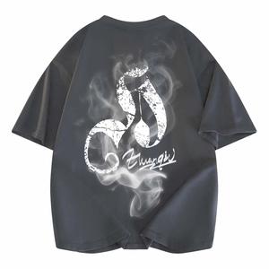 Футболка Unisex Crew Neck Moderate Heavyweight HUANQIU, темно-серый