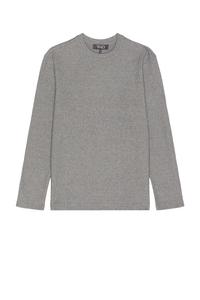 Текстурированная футболка с длинным рукавом Wao, melange grey